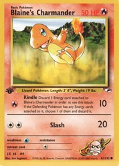 Blaine's Charmander - 61/132 - Common - 1st Edition